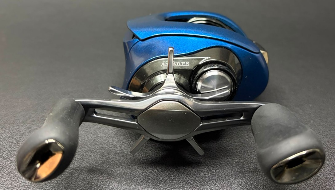 Original fishing reel after customisation